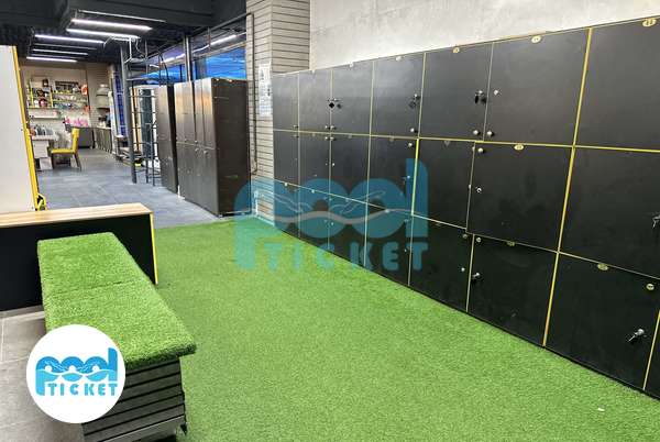 تصویر رختکن باشگاه بدنسازی سعادت قم (شعبه بنی‌فضل)