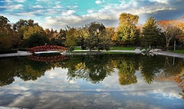 تصویر رودخانه باغ گیاه‌شناسی ایران تهران