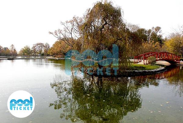پل سنگی باغ گیاه‌شناسی ایران تهران