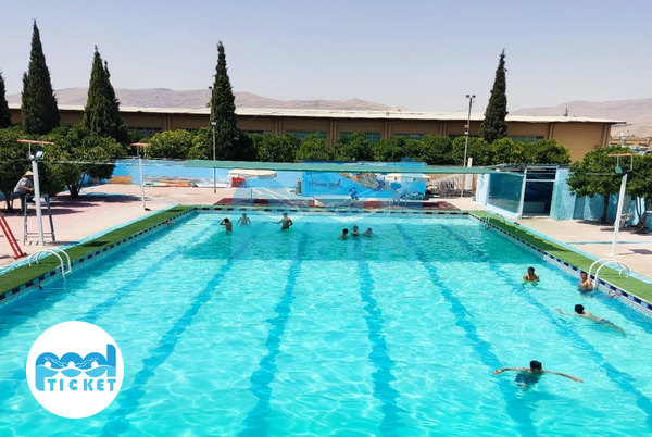 عکس استخر روباز آقایان شهید حمزه شیراز