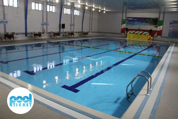 استخر بزرگ آفتاب چادگان اصفهان | تجربه لذت شنا در استخر آفتاب چادگان اصفهان