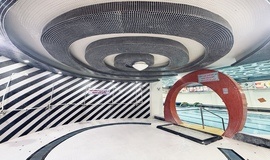 محوطه دوش های پارک آبی قصر آبی پارس اسلامشهر تصاویر