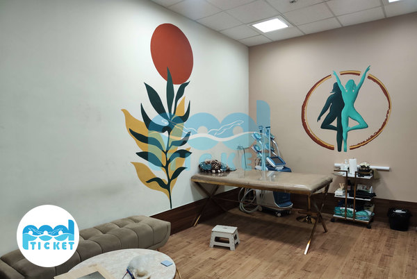 سالن ماساژ باشگاه بدنسازی شهرزاد قم