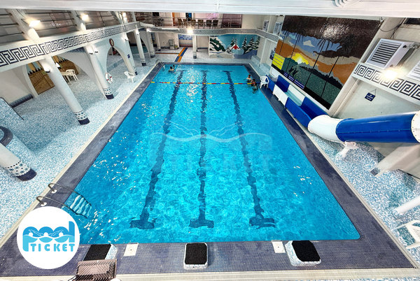 عکس سرسره‌ استخر طاق کسری اقدسیه تهران