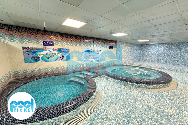 جکوزی و حوضچه آب سرد استخر طاق کسری تهران تصاویر