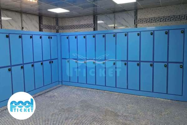 تصاویر کمدها و رختکن استخر پرواز اصفهان