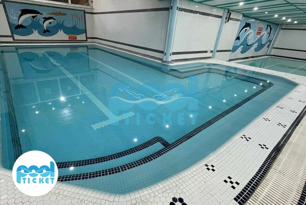 تصویر استخر آبدرمانی قصر آبی ساری