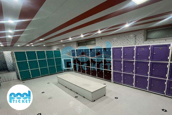 عکس کمدهای استخر قصر آبی ساری