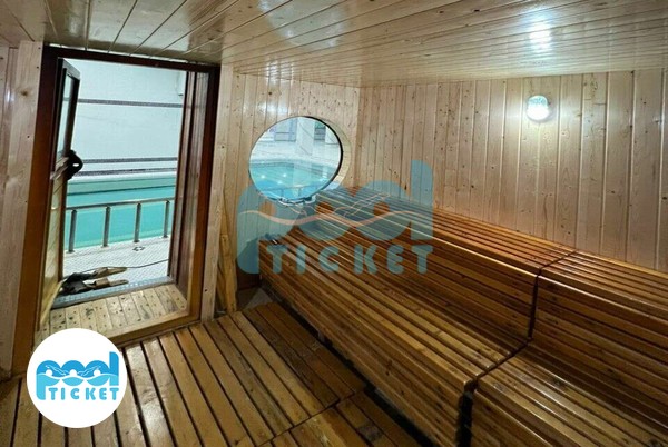 تصویر سونا خشک استخر قصر آبی ساری