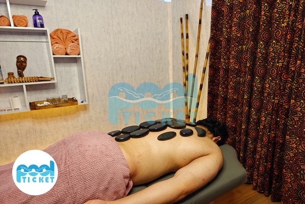عکس ماساژ سنگ داغ مرکز ماساژ فلامینگو