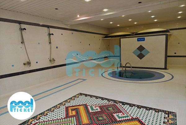 تصویر تونل مه و دوش استخر دانشگاه هنر کرج