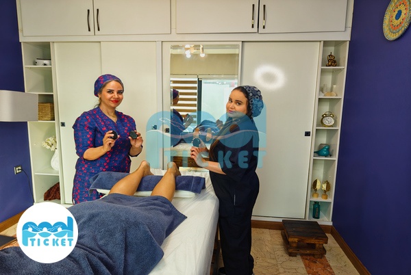 تصاویر ماساژ بانوان مرکز ماساژ تسکین تهران