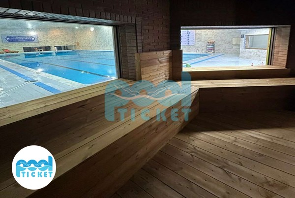 تصویر سونا خشک استخر دانشگاه آزاد ساری