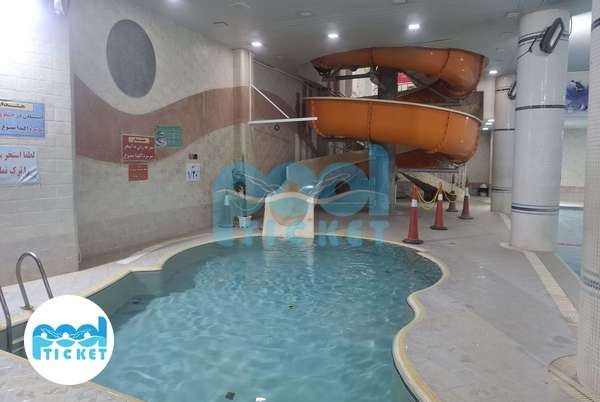 تصاویر استخر سرسره استخر دلفین سفید تبریز