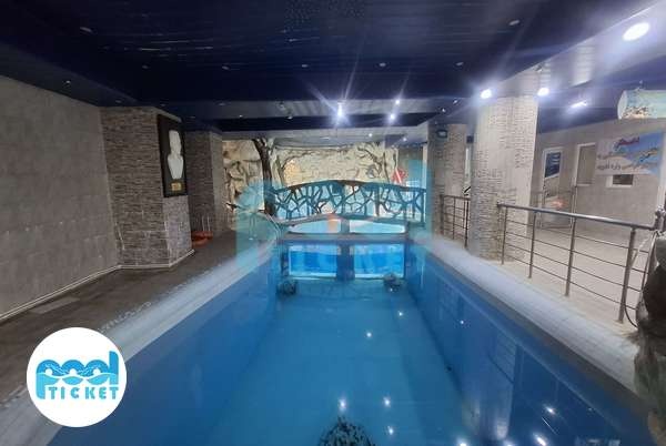 تصویر محوطه استخر دلفین سفید تبریز