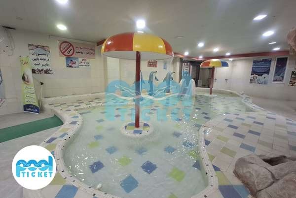 تصاویر محوطه استخر کودک استخر دلفین سفید تبریز