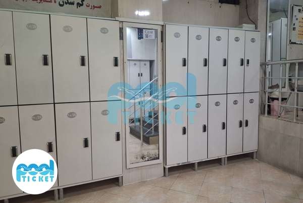 عکس رختکن استخر دلفین سفید تبریز