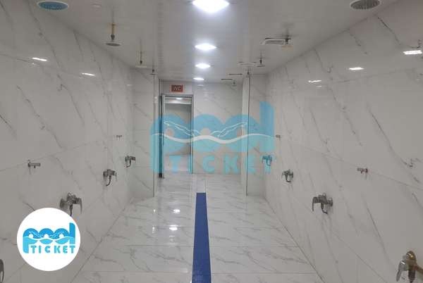 تصویر سالن دوش استخر دلفین سفید تبریز