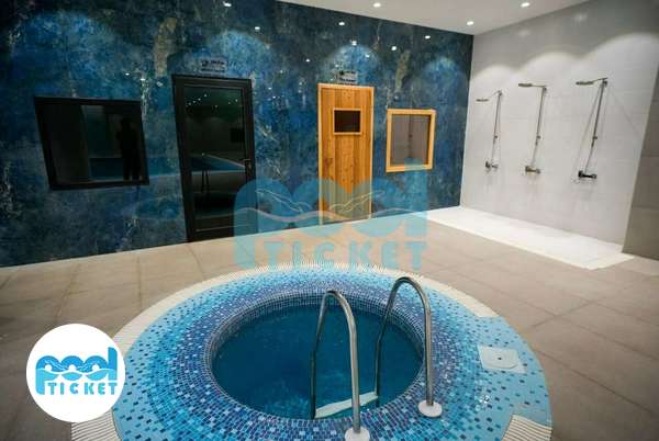 عکس حوضچه آب سرد استخر هتل خورشید هشتم مشهد