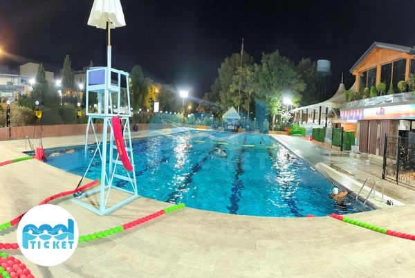  عکس استخر روباز بانک سپه تهران (مطهری)